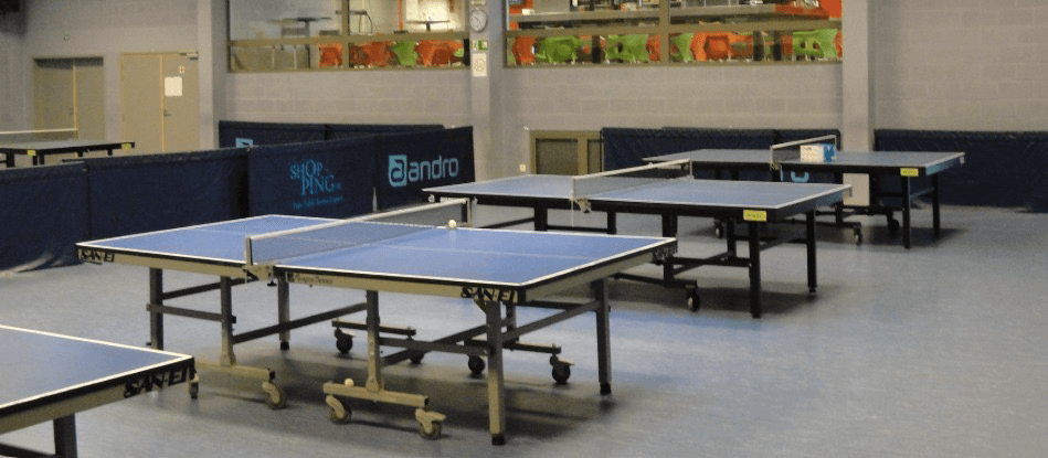 Infrastructure de tennis de table à Liège pour événements d’entreprise sportifs et journées d’équipe Ping Connect