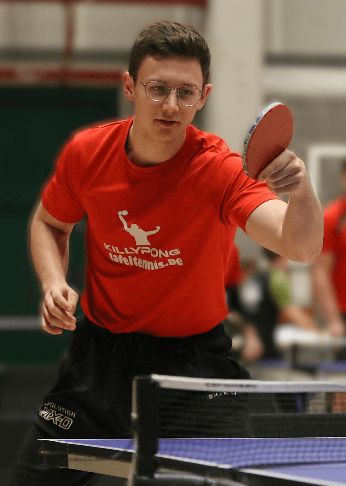 Olav Kosolosky, vice-Belgisch kampioen tafeltennis binnen het netwerk van Ping Connect